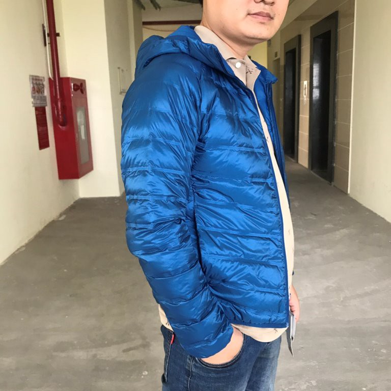 Áo lông vũ Uniqlo NAM _ CÓ MŨ
