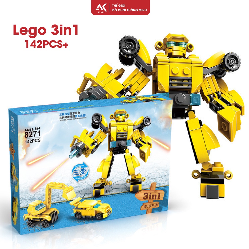Đồ Chơi Lắp Ráp Mô Hình Robot Kỹ Thuật Cơ Khí Biến Dạng King Kong Qingtian Đồ Chơi Giáo Dục Thông Minh Cho Bé