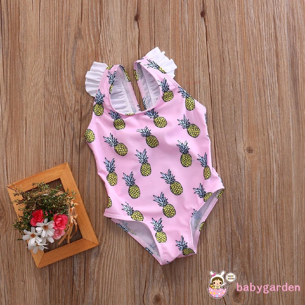 Bộ Đồ Bơi Gồm Áo Và Quần Bơi In Họa Tiết Hoa Dành Cho Bé Gái