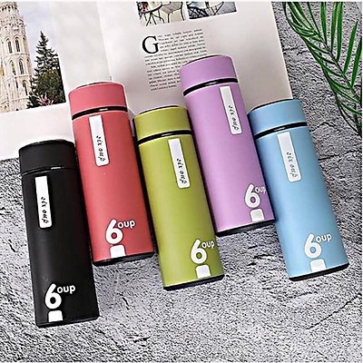 Bình nước thủy tinh có lớp nhựa chống nóng giữ nhiệt 6OUP