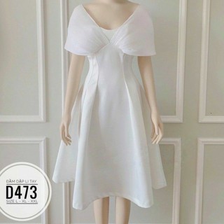Đầm big size dập li tay dáng dài từ 60kg-90kg