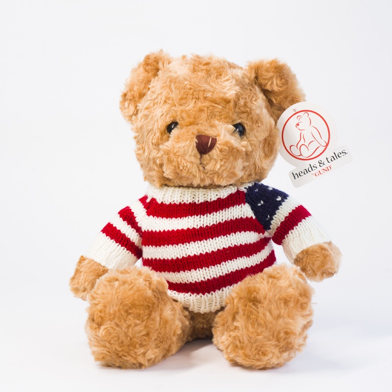 Gấu bông Teddy 30cm quà lưu niệm - đồ chơi thú nhồi bông cho bé