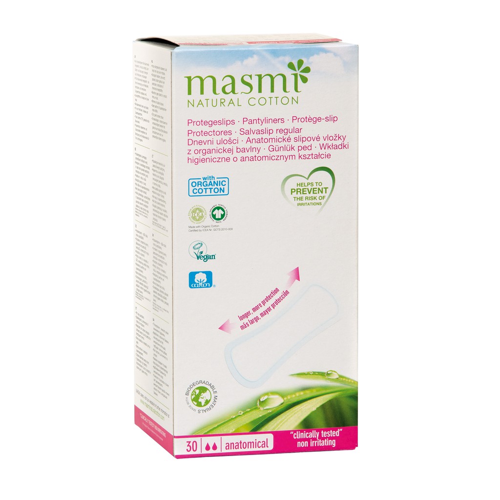 Băng vệ sinh hàng ngày hữu cơ Masmi Organic Sanitary Pads