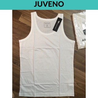 Áo Ba Lỗ Nam Màu Trắng⭐⭐ JUVENO⭐⭐, co giãn 4 chiều, đủ size M-XXL - RSC01