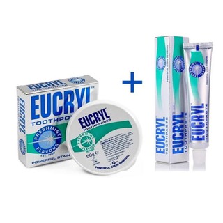 💎 [ CHÍNH HÃNG ] Kem Đánh Sạch Trắng Răng Eucryl Toothpaste 💧