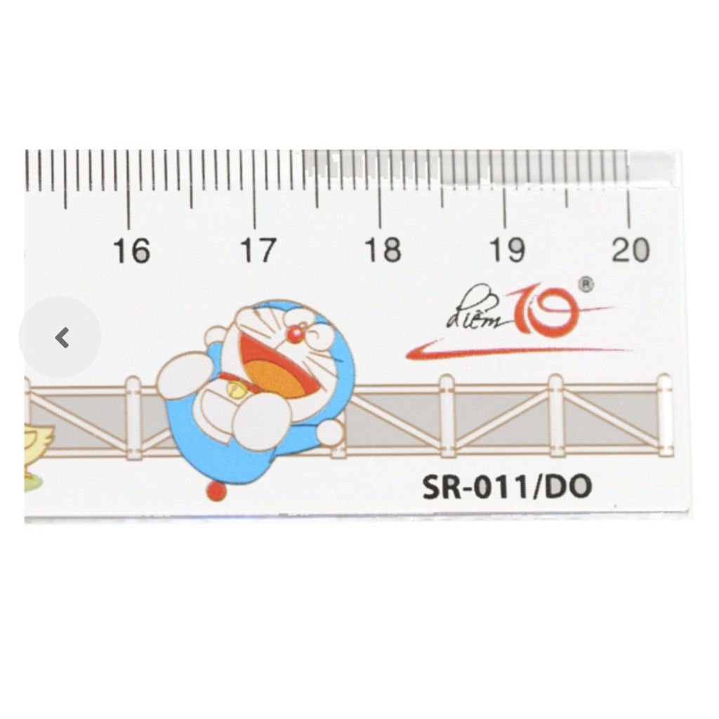 Thước thẳng Điểm 10 Doraemon SR011/DO, kích thước 20cm  hàng có kiểm tra chất lượng và an toàn