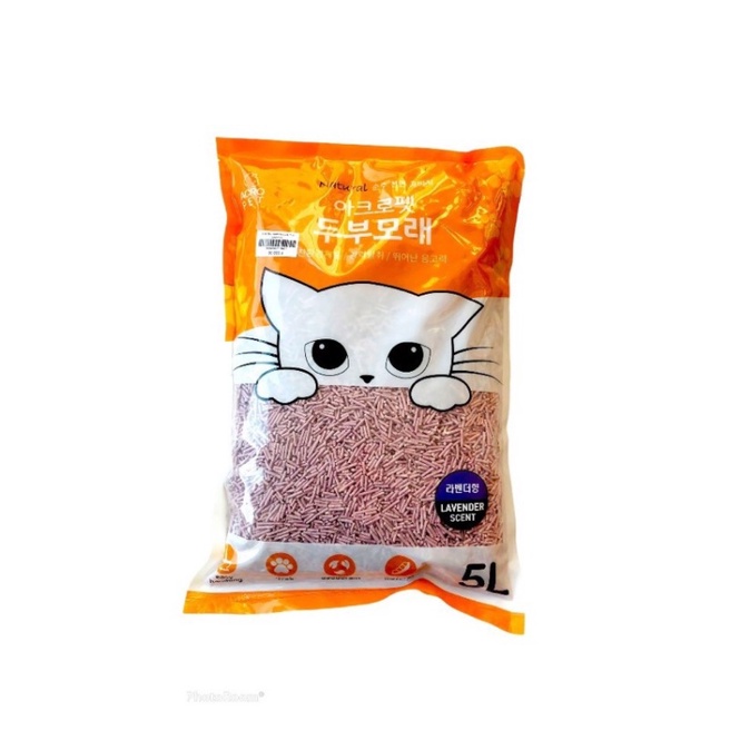 Cát Đâu Nành - Vệ Sinh cho Mèo TOFU ACRO PET 5L ( Nhập Khẩu Hàn Quốc )