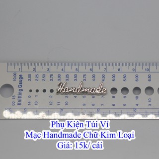 Mạc handmade chữ kim loại