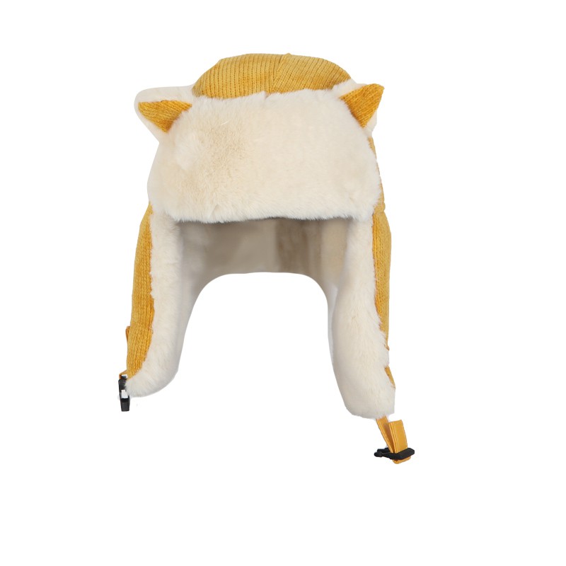 Mũ Len Che Tai Giữ Ấm Mùa Đông Chống Gió Phong Cách Hàn Quốc Dễ Thương