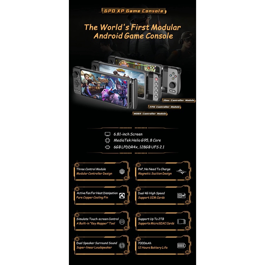 Máy chơi game cầm tay GPD XP plus