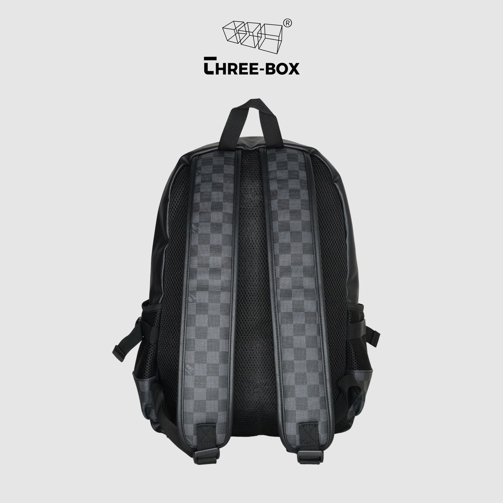 Balo da thời trang Unisex Old School Backpack họa tiết Damier Three-Box