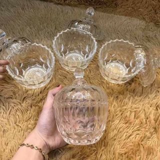 Khay mứt combo 5 lọ thủy tinh
