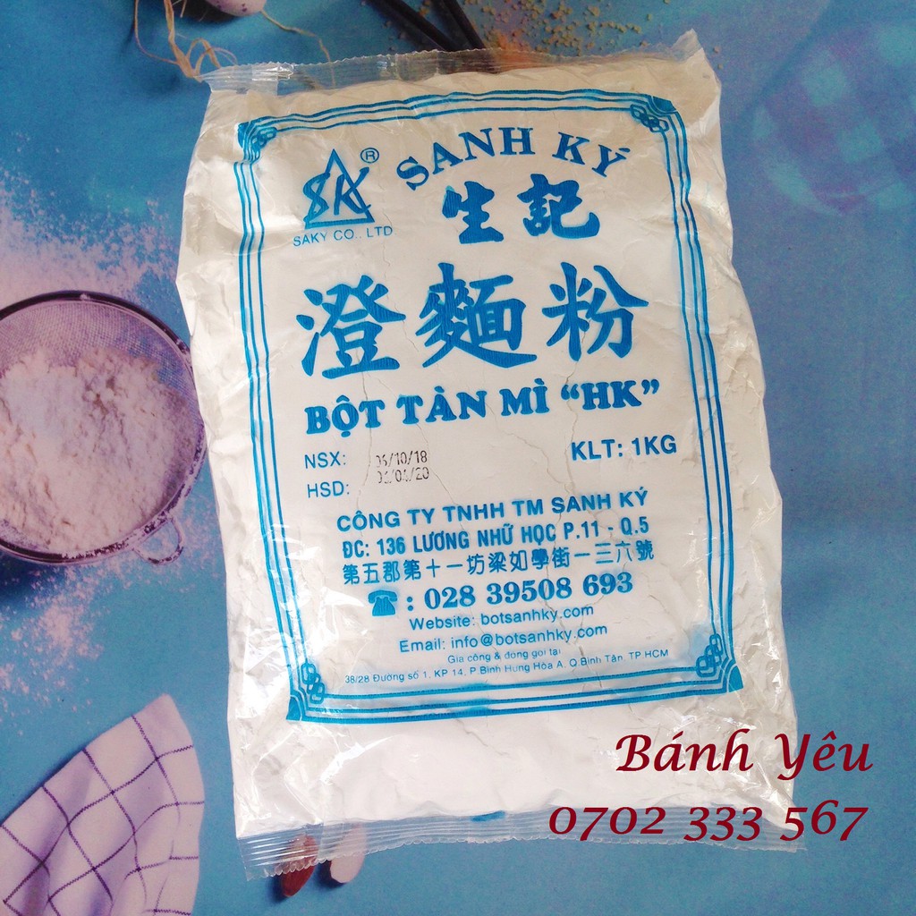 Bột Tàn Mì - Bột mì tinh Sanh Ký 1kg