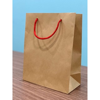 Túi giấy Kraft trơn Size 28 x 11 x 35 cm [COMBO 10 cái] Mã KL