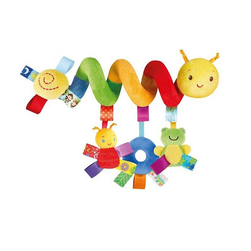 Đồ chơi thú bông dạng xoắn ốc treo nôi / gường cho bé