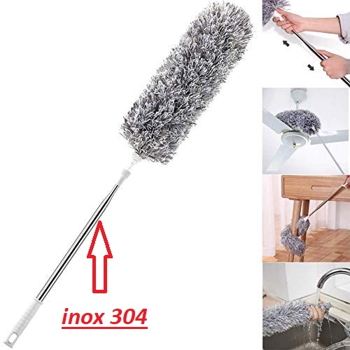 Chổi kéo dài 2m5 Quét Trần Lau Bụi Đa Năng có cán điều chỉnh độ dài và xoay 360 độ đa năng