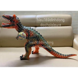 Khủng long bạo chúa ac quỷ 2 sừng carnotaurus cao su cỡ siêu lớn có âm thanh
