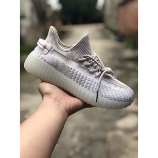 Giày thể thao Das Yeezy 350 trắng kẻ đậm
