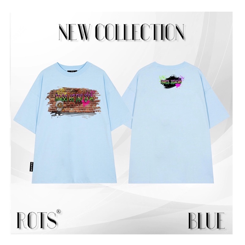 ÁO THUN UNISEX RAGE OF THE SEA  GRAFFITI