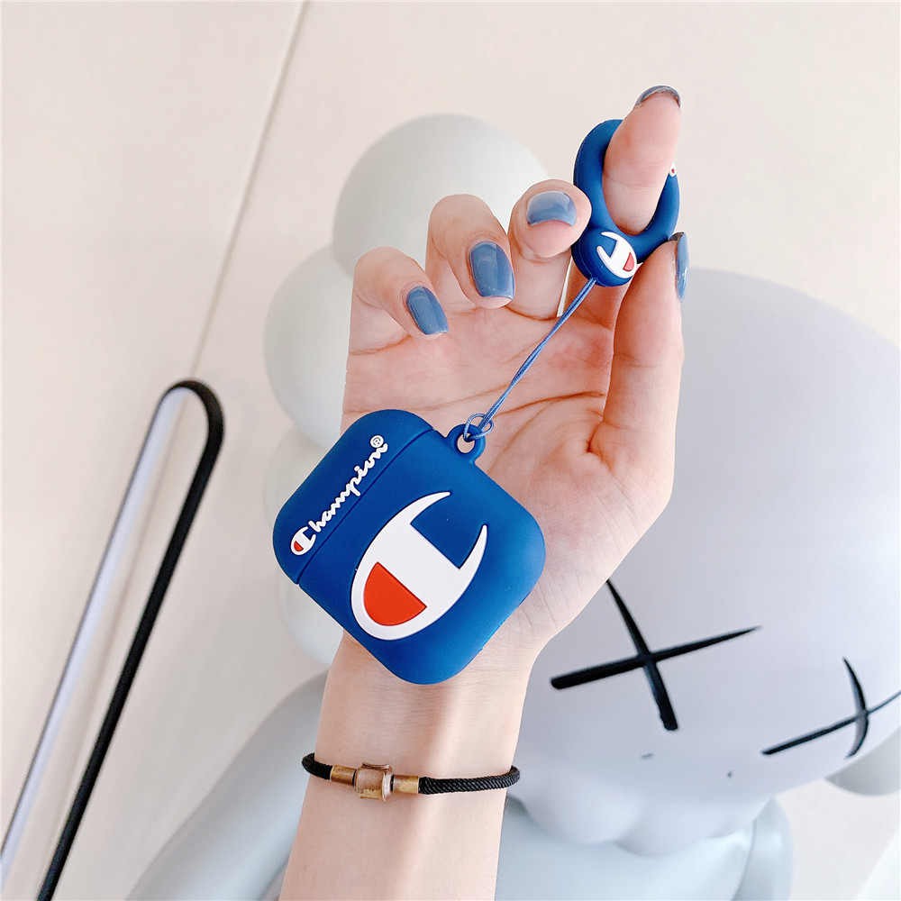 [CX] thiết kế thương hiệu thời trang airpods 1/2 Gen case inpods Champ i12 TWS i12s Ốp lưng Airpods pro Tai nghe Bluetooth Bảo vệ chống rơi Vỏ mềm airpods vỏ bọc airpods tai nghe không dây vỏ silicon