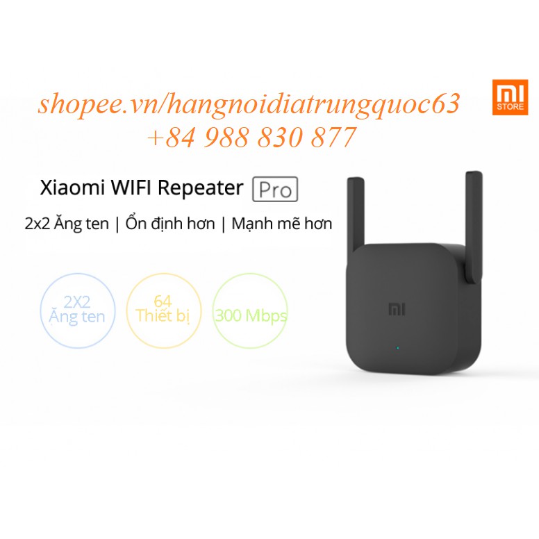 Thiết bị kích sóng Xiaomi Wifi Repeater Pro bộ kích sóng wifi Xiaomi Pro|BH 3 tháng | BigBuy360 - bigbuy360.vn