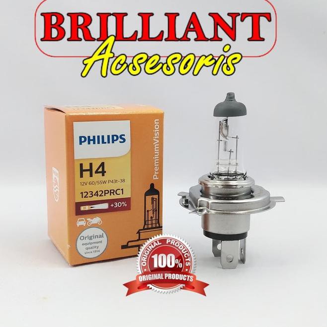 Bóng Đèn Halogen Philips - H4-12V 60 / 55w Đa Năng Cho Xe Hơi