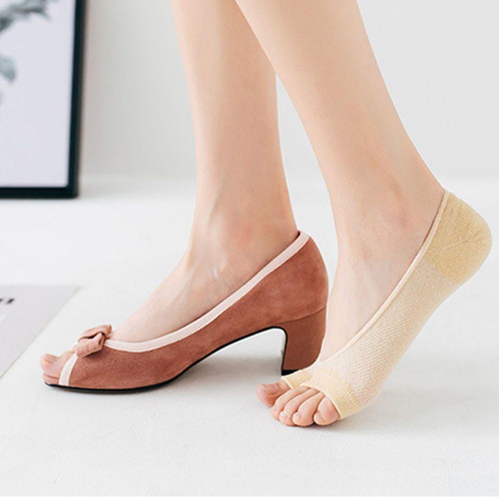 Đôi Vớ Cotton Xỏ Ngón Mềm Mại Thoáng Khí Màu Sắc Ngọt Ngào Cho Nữ