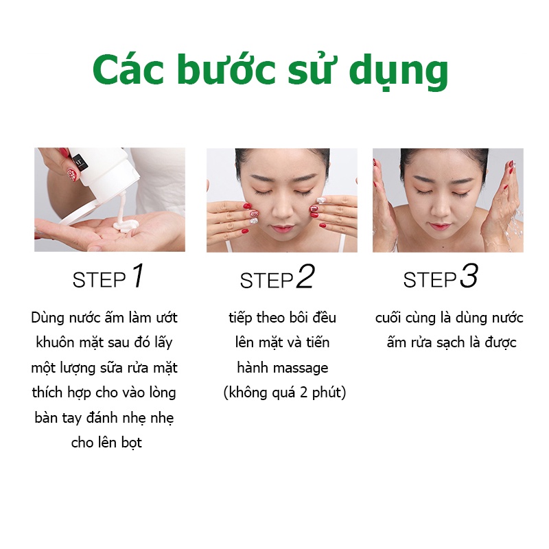 Sữa rửa mặt axit amin, Kiểm soát dầu và mụn Sữa rửa mặt[150ml], Làm sạch chuyên sâu, Soảng khoái nẩy da, Căn bằng nước và dầu, dưỡng ẩm làm trắng, thu nhỏ lỗ chân lông, kiểm soát dầu, mụn, da mẫn cảm cũng có thể sử dụng