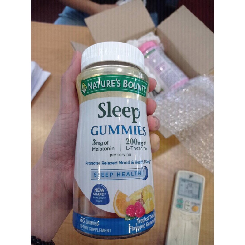 Kẹo dẻo hỗ trợ ngủ ngon Nature's Bounty Sleep Health Gummies 60v