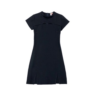 Váy Cut-out body da lộn / uni