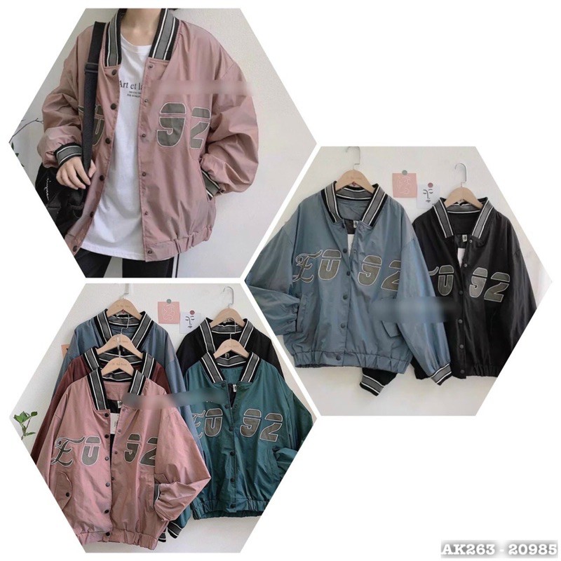 [Mã WASTMAY giảm 15% tối đa 30K đơn 150K] Áo Khoác Dù BOMBER 263 Áo Gió 2 Lớp in Nổi F092 Nam Nữ Hàng UNISEX SIÊU HOT | BigBuy360 - bigbuy360.vn