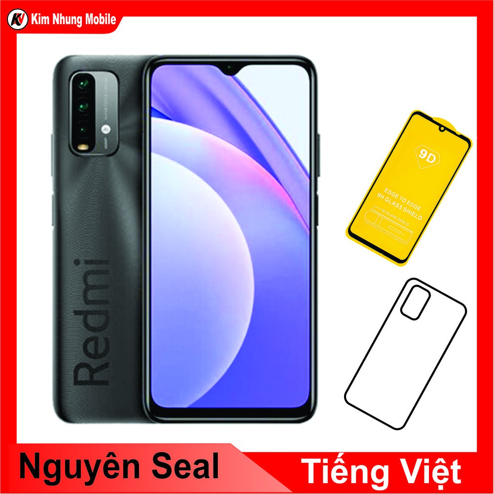 Combo Điện thoại Xiaomi Redmi Note 9 (4G) 128GB Ram 4GB + Cường Lực - Hàng nhập khẩu | WebRaoVat - webraovat.net.vn