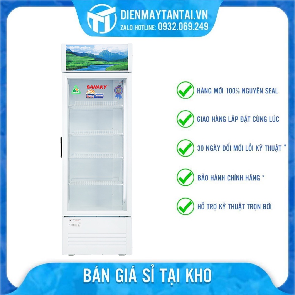 Tủ mát Sanaky 240 lít VH-2589K Công nghệ làm lạnh Nofrost, Kính cách nhiệt Low-E (GIAO HÀNG MIỄN PHÍ HCM)
