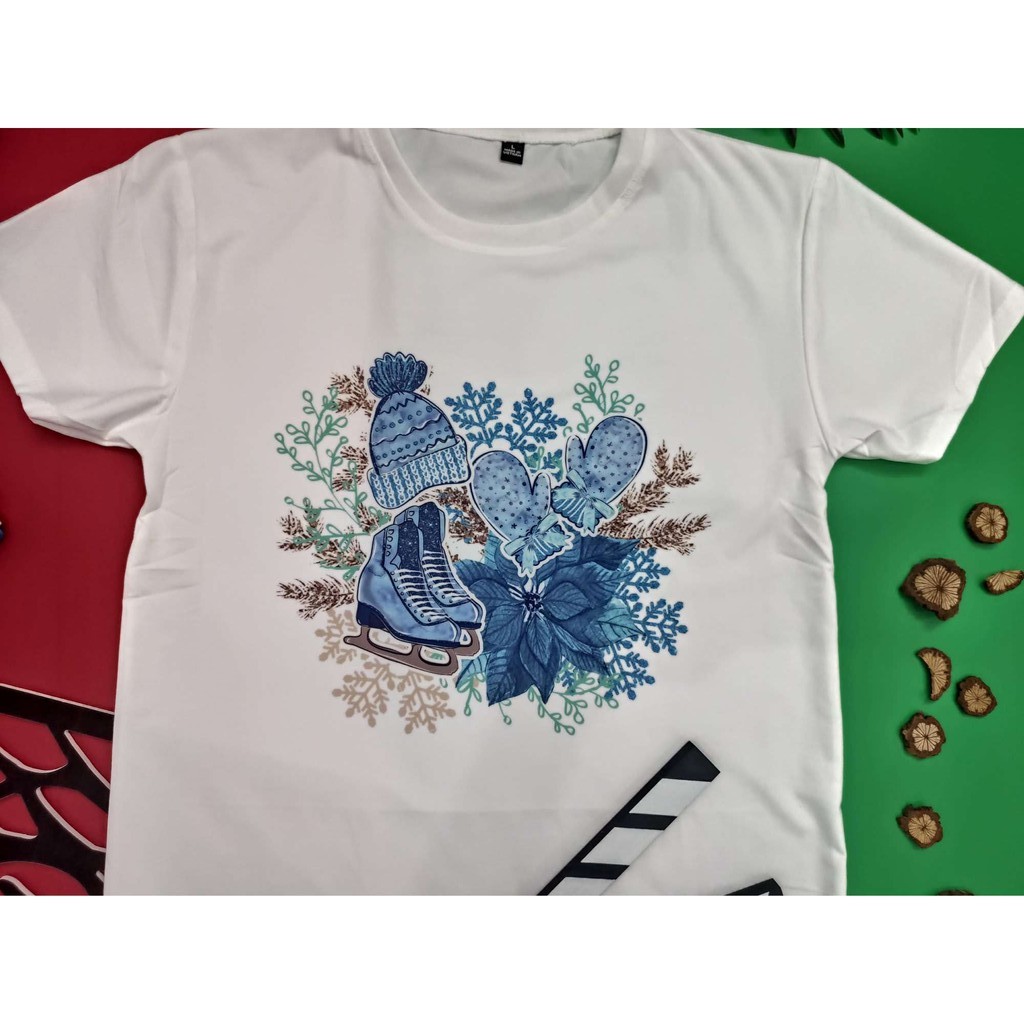 Áo thun nam nữ tay lỡ vải cotton form rộng màu trắng Hạ Băng Designs - Winter