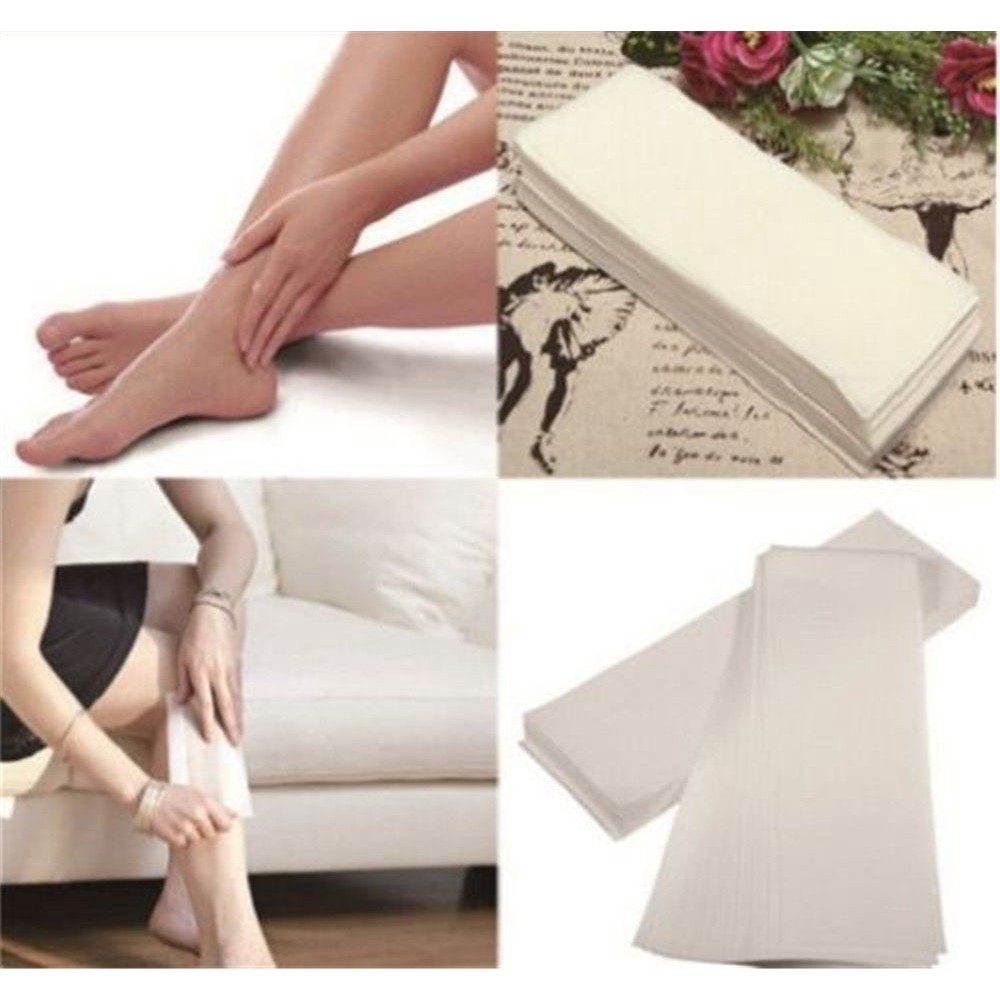 100Pcs Hair Removal Depilatory Nonwoven Epilator Wax Strip Paper Roll Waxing HOT | BigBuy360 - bigbuy360.vn
