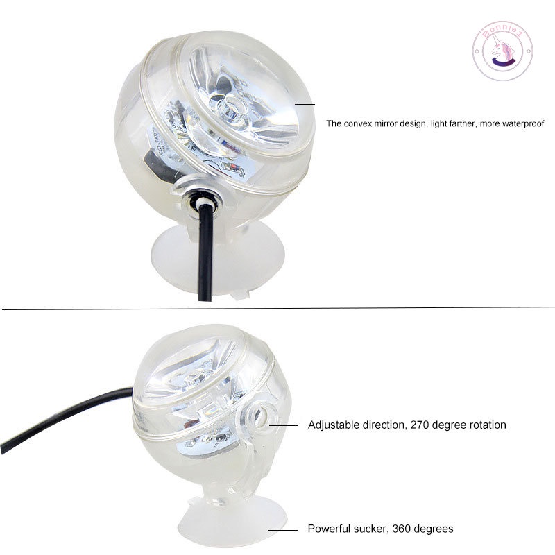 Đèn led chiếu sáng dưới nước trang trí bể cá