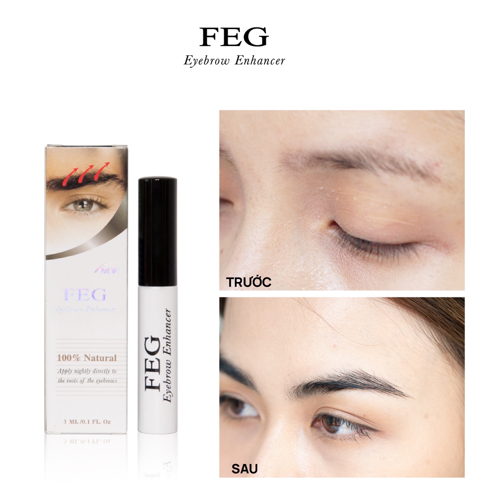 S16- S1- [GIÁ HOT] [CHÍNH-HÃNG] DƯỠNG MÀY FEG EYELBROW ENHANCER-MÀY DÀY ĐEN CHỈ 7 NGÀY | BigBuy360 - bigbuy360.vn