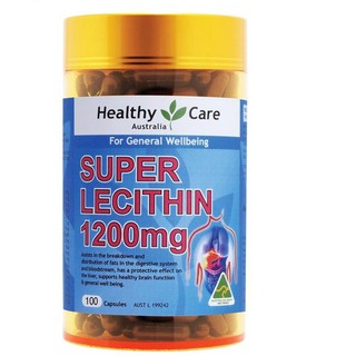 FREESHIP| Mầm Đậu Nành Super Lecithin Healthy care 100 Viên - Úc