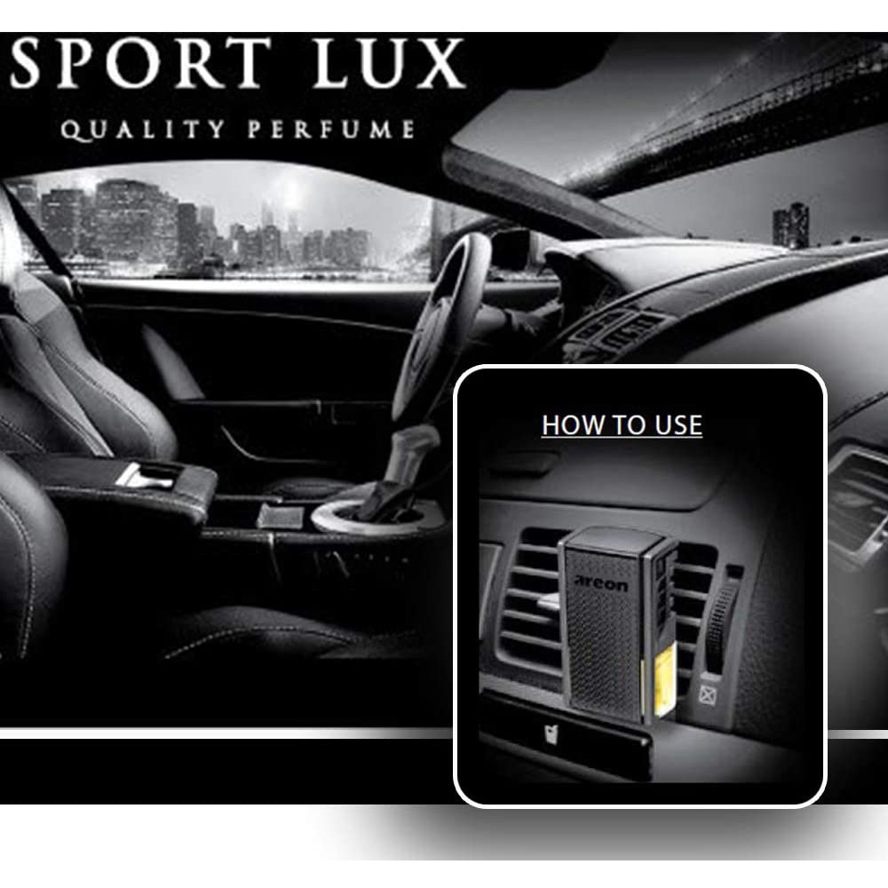 Nước Hoa Kẹp Cửa Gió Điều Hòa Ô Tô AREON SPORT LUX Cao Cấp