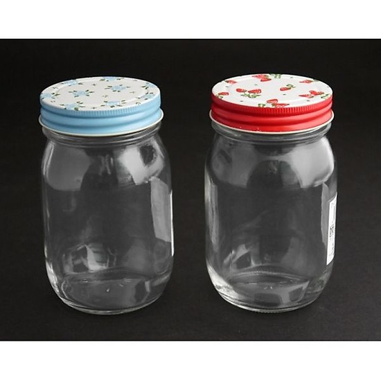 Hộp thủy tinh nắp kim loại 450ml