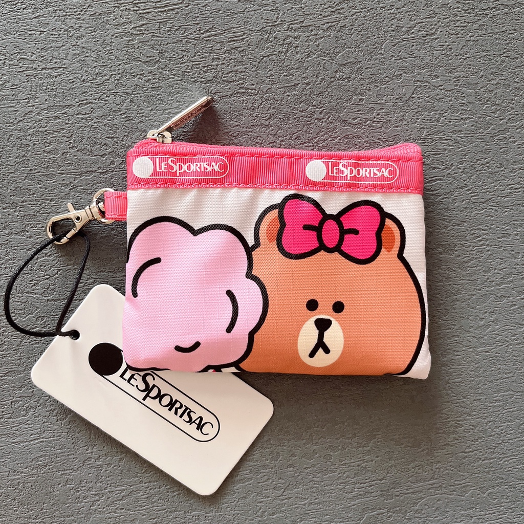 Ví Đựng Thẻ ID / Tiền Xu Kèm Móc Treo Mini Dễ Thương Tiện Dụng Cho Luxbao