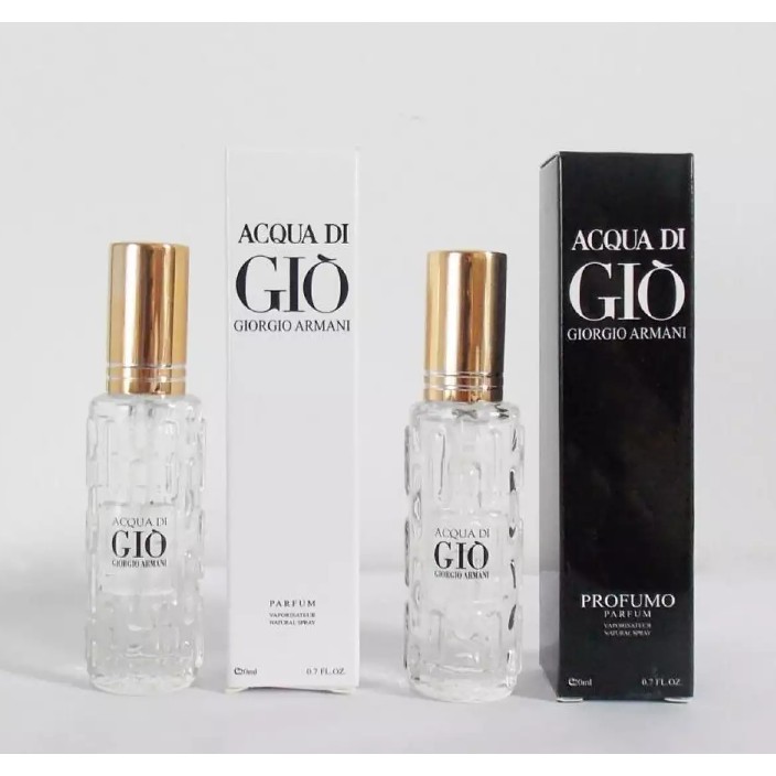 Nước hoa mini Gio trắng nam 20ml dạng chai xịt- Mùi AcQua Di Gio Trắng | BigBuy360 - bigbuy360.vn