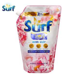 Nước Giặt Surf 3IN1 Premium Hương Hoa Nhiệt Đới - Túi 3.5kg