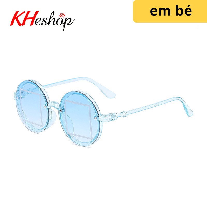 [Kính 2022] thời trang Trẻ Em 2022, gọng tròn bé gấu dễ thương, tròng trang trí hình vuông xinh xinh mã Y6696