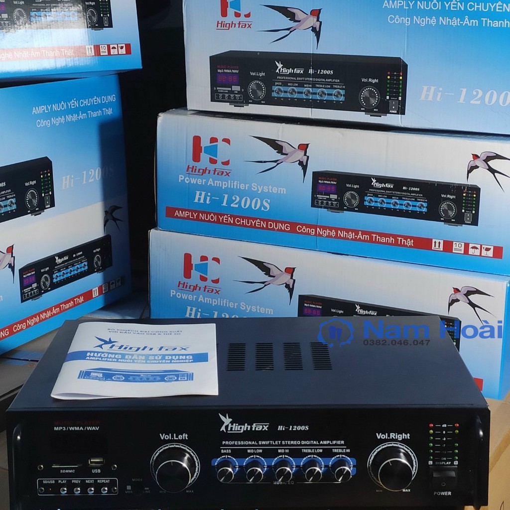 Ampli High fax Hi -1200S chuyên dụng cho nhà nuôi yến