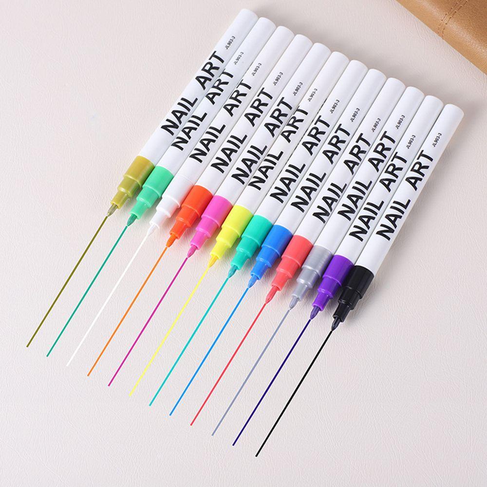 Bút Sơn Trang Trí Móng Tay 3D DIY Lâu Trôi