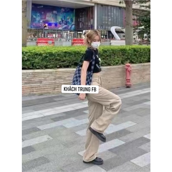 Quần jean màu be style