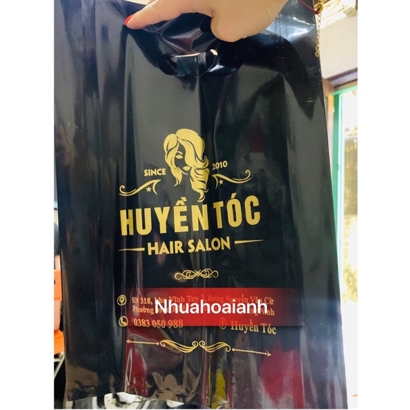 Túi pe màu đen khổ 30x42 hàng loại 1