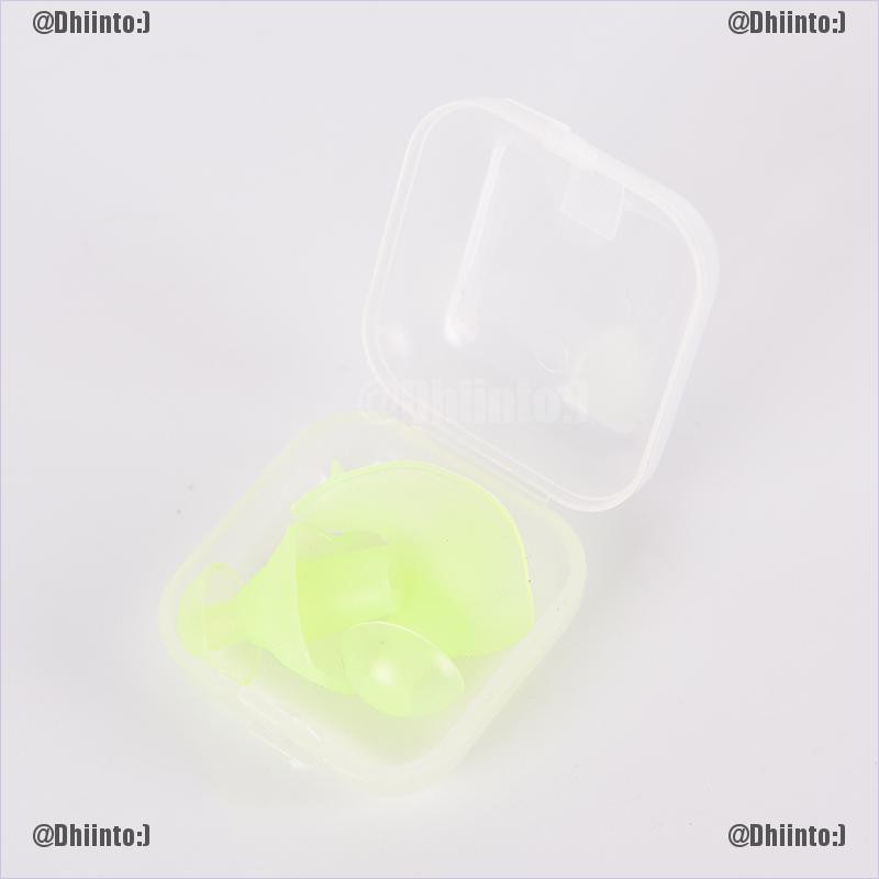 1 cặp nút bịt tai silicone chống ồn chống thấm nước dành cho người lớn khi bơi