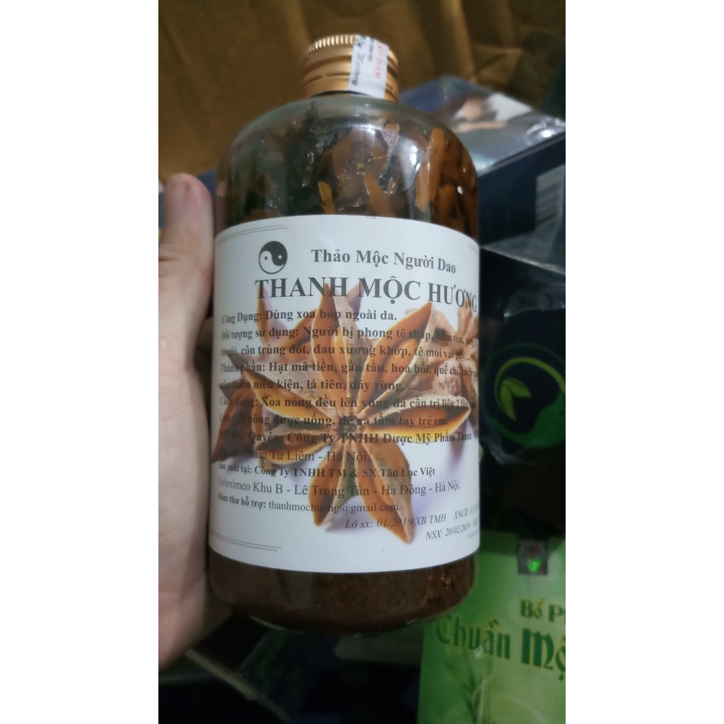 Dung dịch massage - Xoa Bóp Thanh Mộc hương 500ml